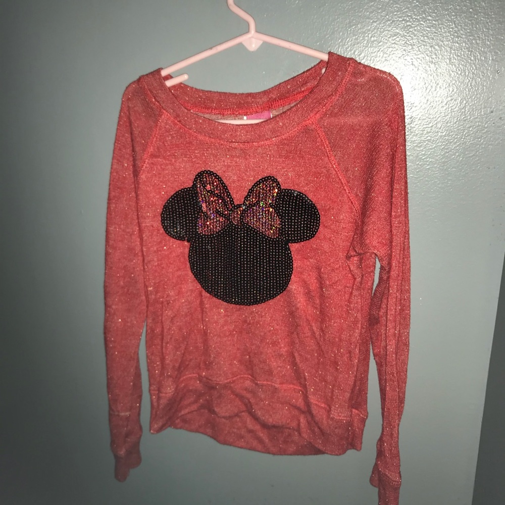 Sequin Minnie Mouse sweater